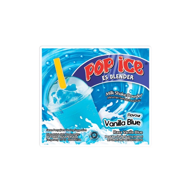 Pop Ice Vanilla Blue